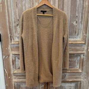 Banana Republic Fuzzy Brown Cardigan